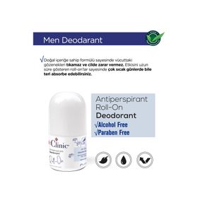 Dr. Clinic 50 ml Antiperspirant Erkek Roll-On