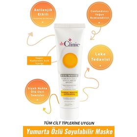 Dr. Clinic Yumurta Özlü 100 ml Soyulabilir Maske