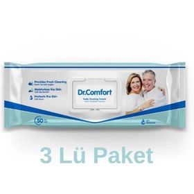 Dr.Comfort 3x50 Adet Vücut ve Perine Temizleme Havlusu