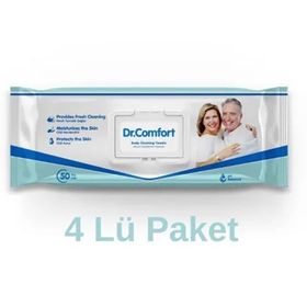 Dr.Comfort 4x50 Adet Vücut ve Perine Temizleme Havlusu