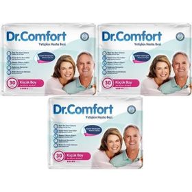 Dr.Comfort Bel Bantlı Tekstil Yüzeyli M Orta 90 Adet Yetişkin Hasta Bezi