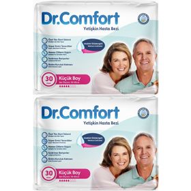 Dr.Comfort Bel Bantlı Tekstil Yüzeyli S Küçük 60 Adet Yetişkin Hasta Bezi