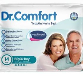 Dr.Comfort Belbantlı L 14 Adet Yetişkin Hasta Bezi