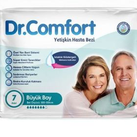 Dr.Comfort Belbantlı L 7 Adet Yetişkin Hasta Bezi