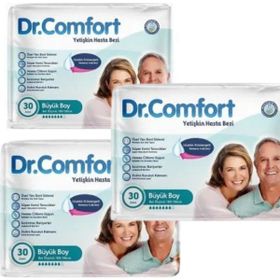 Dr.Comfort Belbantlı L 90 Adet Hasta Bezi