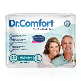 Dr.Comfort Belbantlı Large 30 Adet Hasta Bezi