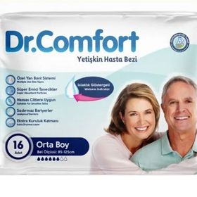 Dr.Comfort Belbantlı M 16 Adet Yetişkin Hasta Bezi