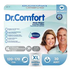 Dr.Comfort Belbantlı XL 30 Adet Hasta Bezi