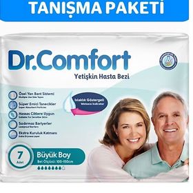 Dr.Comfort L Beden 7 Adet Hasta Bezi