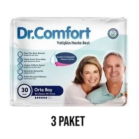 Dr.Comfort M 3x30'lu Belbantlı Yetişkin Hasta Bezi