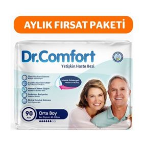 Dr.Comfort M 90 Adet Belbantlı Yetişkin Hasta Bezi