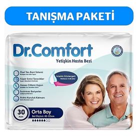Dr.Comfort Medium 30 Adet Bel Bağlamalı Hasta Bezi