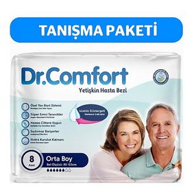 Dr.Comfort Medium 8 Adet Bel Bağlamalı Hasta Bezi