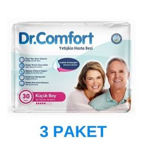 Dr.Comfort S 3x30'lu Belbantlı Yetişkin Hasta Bezi