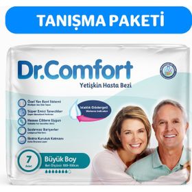 Dr.Comfort Yetişkin Bel Bağlamalı Large 7 Adet Hasta Bezi