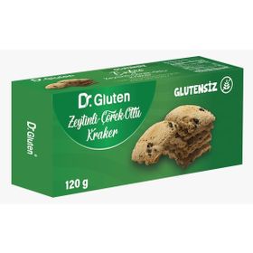 Dr. Gluten 120 gr Glutensiz Zeytinli Çörekotlu Kraker