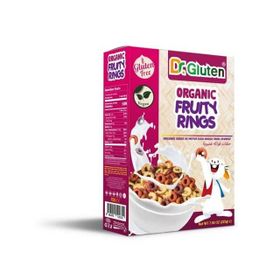 Dr. Gluten 225 gr Organik Sebze ve Meyve Sulu Halka Tahıl Gevreği (2 adet)