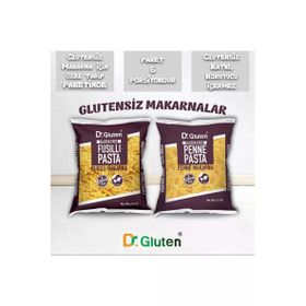 Dr.Gluten 400 gr Glutensiz Burgu + 400 gr Boru Makarna