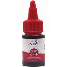 Dr Gusto 25 gr Kırmızı Su Bazlı Likit Gıda Boyası
