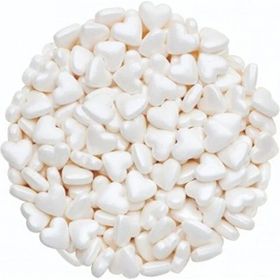 Dr. Gusto 70 gr Mini Beyaz Kalp Sprinkles Şeker