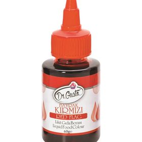 Dr. Gusto Bayrak Kırmızı Su Bazlı 60 gr Likit Gıda Boyası