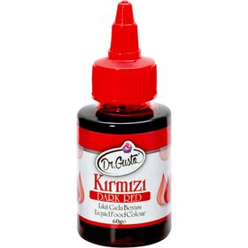 Dr. Gusto Kırmızı Su Bazlı 60 gr Likit Gıda Boyası