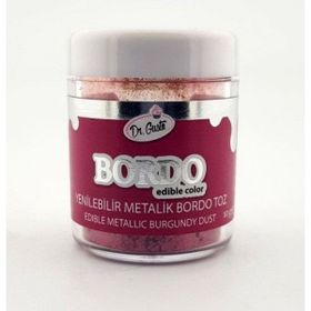 Dr. Gusto Yenilebilir Bordo Sim Metalik 10 gr Toz Gıda Boyası