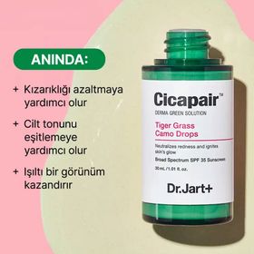Dr. Jart Cicapair Tiger Grass SPF35 30 ml Cildi Yatıştırmaya Yardımcı Solüsyon