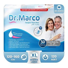 Dr. Marco 120 Adet XL Belbantlı Hasta Bezi