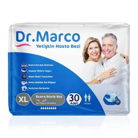 Dr. Marco 30 Adet Belbantlı XL Hasta Bezi