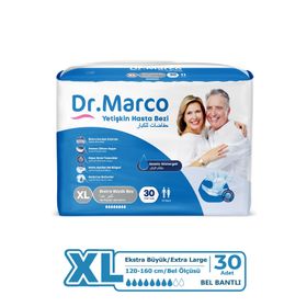 Dr. Marco 30 Adet Belbantlı XL Hasta Bezi