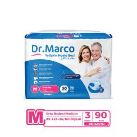 Dr. Marco 90 Adet Medium Belbantlı Hasta Bezi