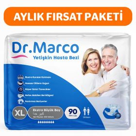 Dr. Marco Bel Bantlı Ekstra Large 90 Adet Yetişkin Hasta Bezi