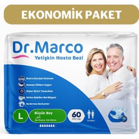 Dr. Marco Bel Bantlı Large 60 Adet Yetişkin Hasta Bezi
