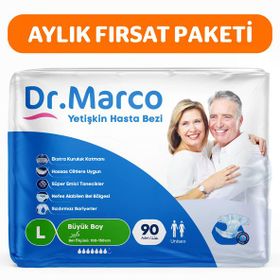 Dr. Marco Bel Bantlı Large 90 Adet Yetişkin Hasta Bezi