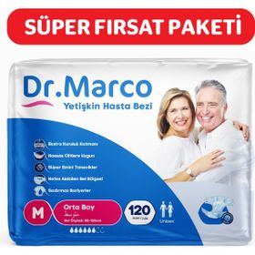 Dr. Marco Bel Bantlı Medium 120 Adet Yetişkin Hasta Bezi