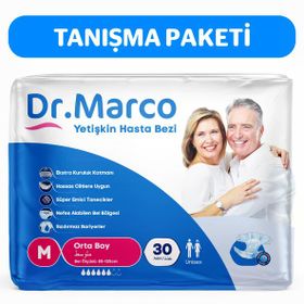 Dr. Marco Bel Bantlı Medium 30 Adet Yetişkin Hasta Bezi