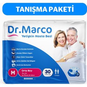 Dr. Marco Bel Bantlı Medium 30 Adet Yetişkin Hasta Bezi