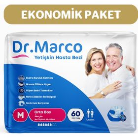Dr. Marco Bel Bantlı Medium 60 Adet Yetişkin Hasta Bezi