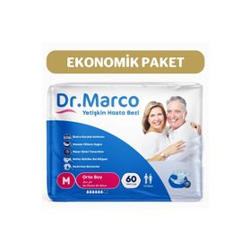 Dr. Marco Bel Bantlı Medium 60 Adet Yetişkin Hasta Bezi