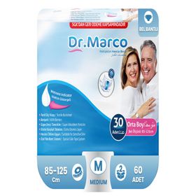 Dr. Marco Bel Bantlı Medium 60 Adet Yetişkin Hasta Bezi
