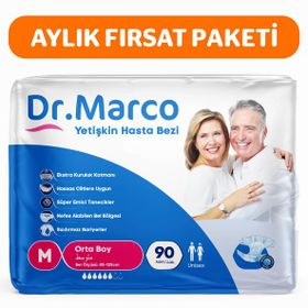 Dr. Marco Bel Bantlı Medium 90 Adet Yetişkin Hasta Bezi