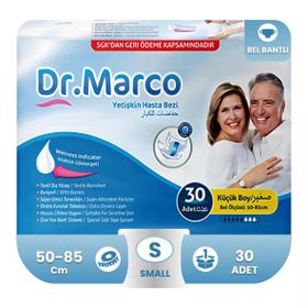 Dr. Marco Bel Bantlı Small 30 Adet Yetişkin Hasta Bezi