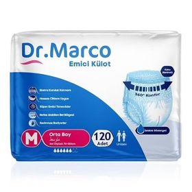 Dr. Marco Emici Külotlu M 120 Adet Hasta Bezi