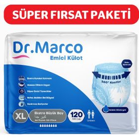 Dr. Marco Yetişkin Ekstra Large 120 Adet Emici Külot