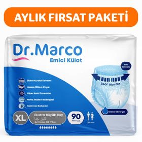 Dr. Marco Yetişkin Ekstra Large 90 Adet Emici Külot