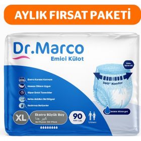 Dr. Marco Yetişkin Ekstra Large 90 Adet Emici Külot