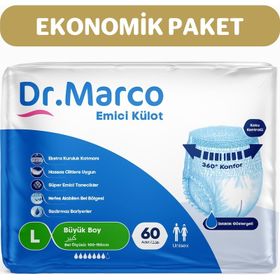 Dr. Marco Yetişkin Large 60 Adet Emici Külot