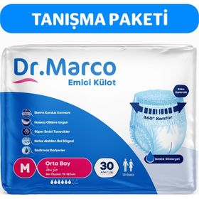 Dr. Marco Yetişkin Medium 30 Adet Emici Külot