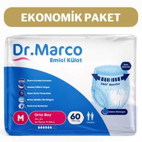 Dr. Marco Yetişkin Medium 60 Adet Emici Külot
